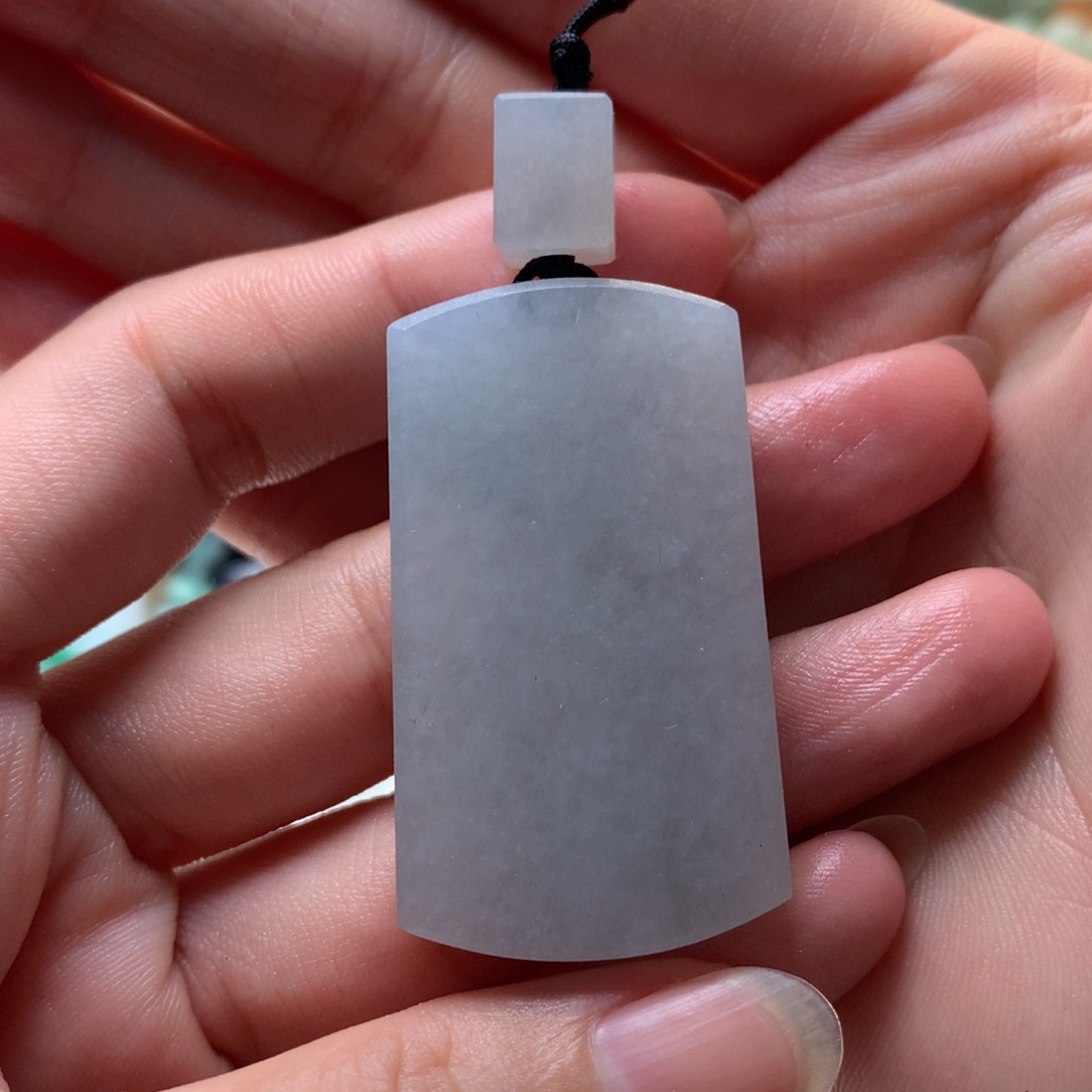 c****定制翡翠未镶嵌无事牌