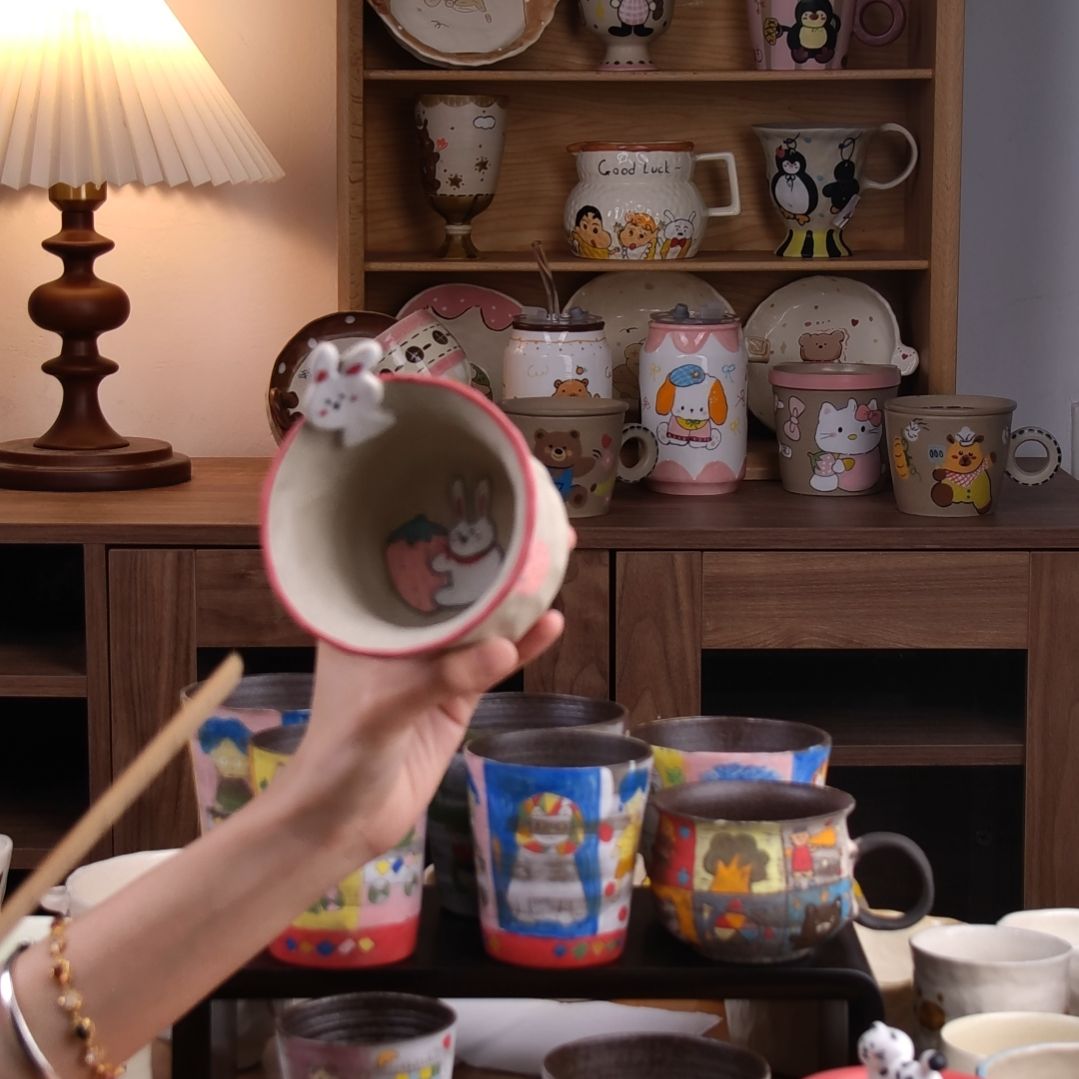 摆件景德镇可爱手作