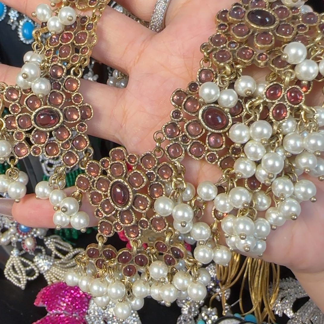 水***边琉璃纯铜合金全套