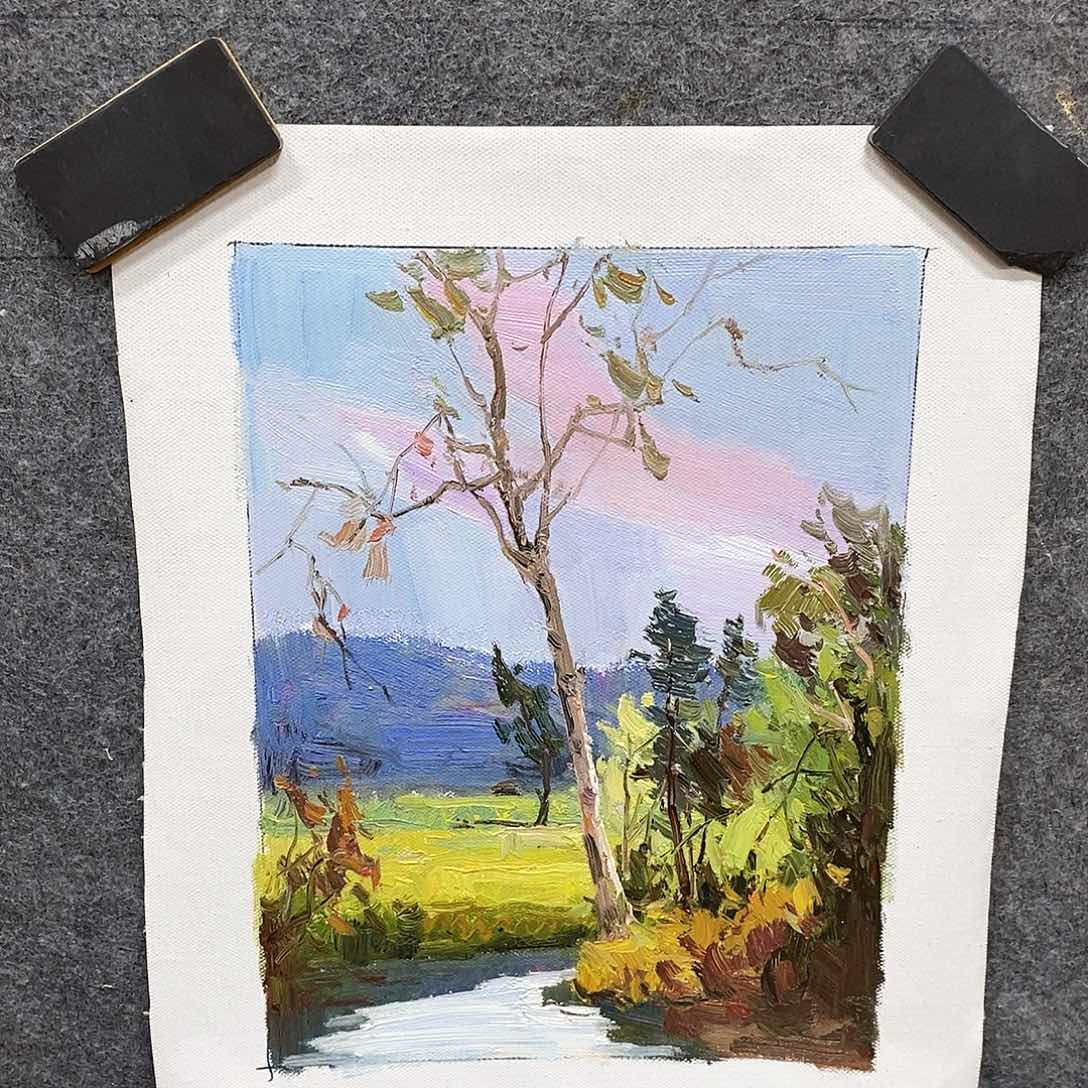 油画风景油画作品