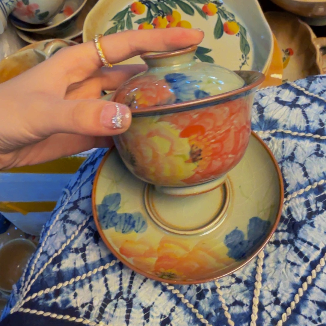 瓷片景德镇陶瓷手工手绘