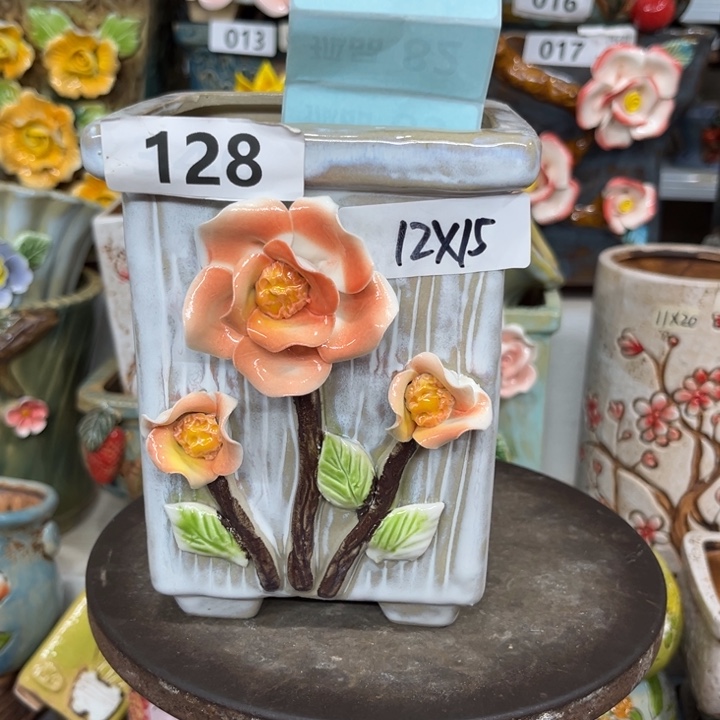 紫砂花盆粗陶材质多肉花盆