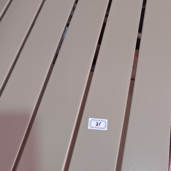 平***福铁21号95厘米米色折叠桌不退不换