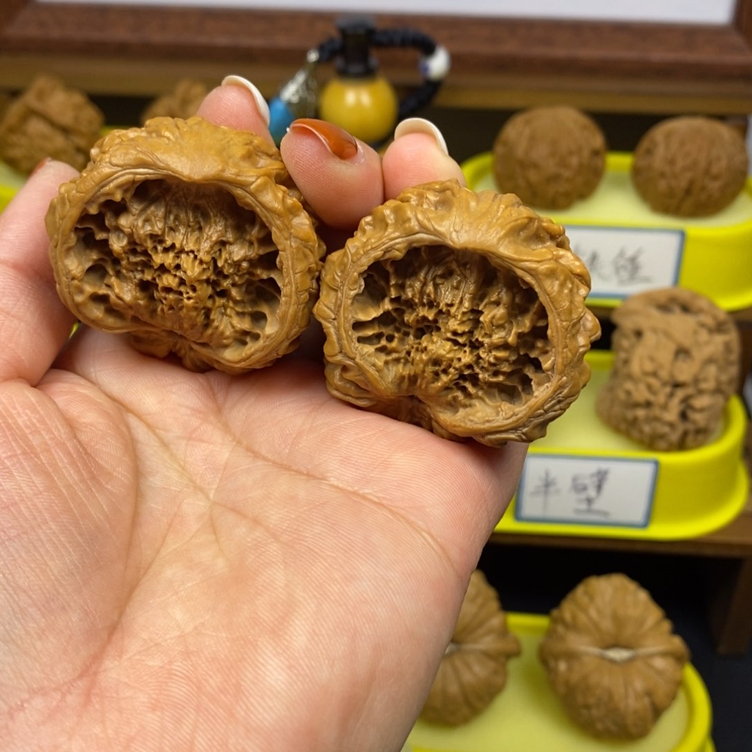 核桃何**?聚宝盆 文玩/木作/... 文玩把件/
