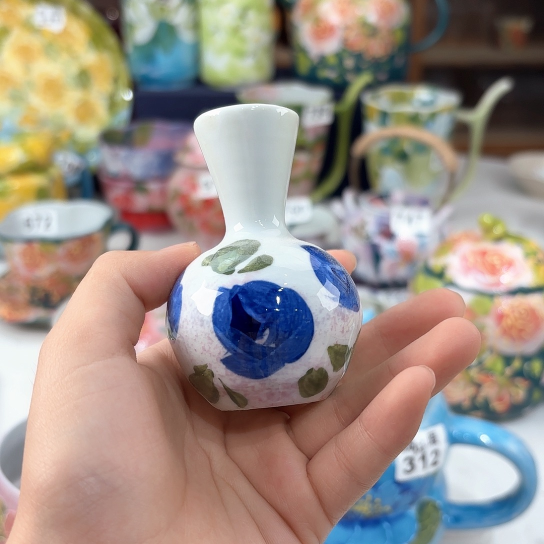 景德镇手绘高温釉下彩陶瓷茶具