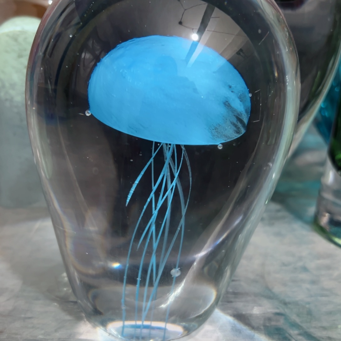 弘扬琉璃花器微瑕高度15