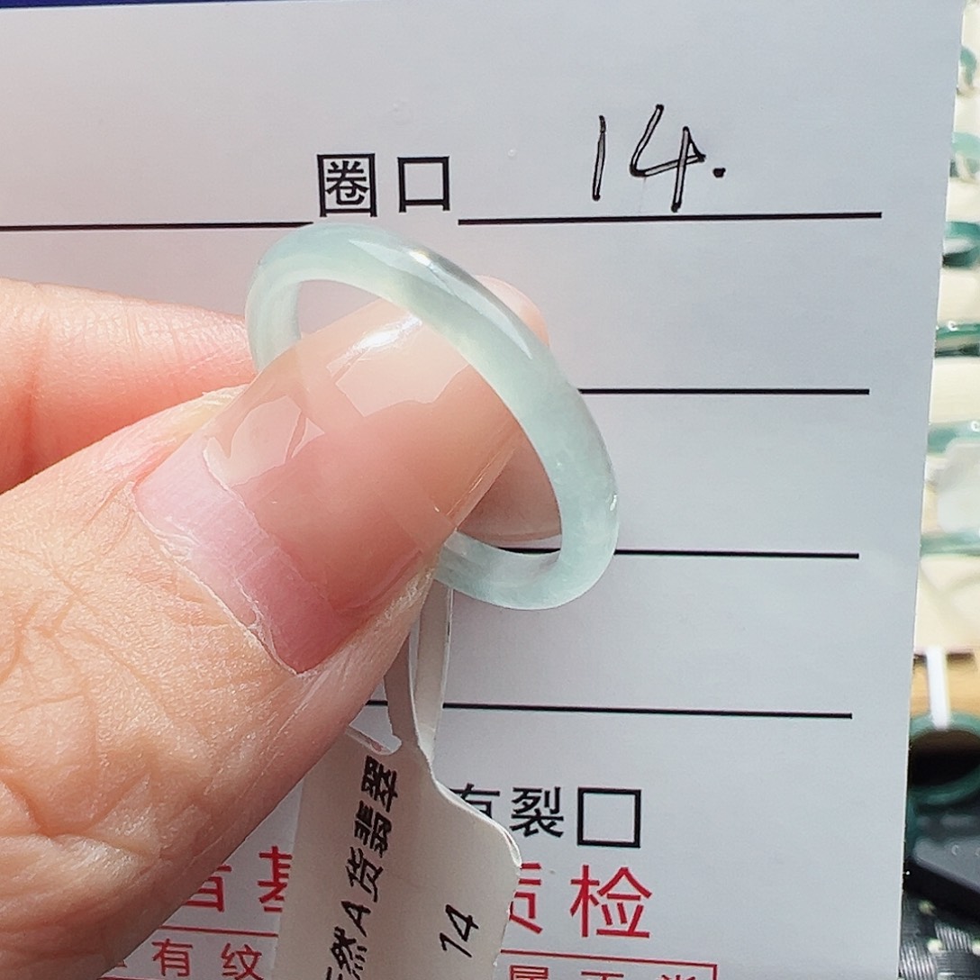 未镶嵌戒指翡翠一*耶翡翠