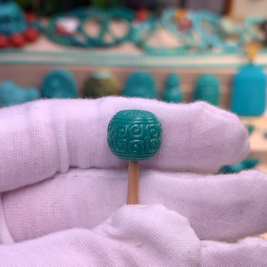 绿松石珠宝半成品未镶嵌