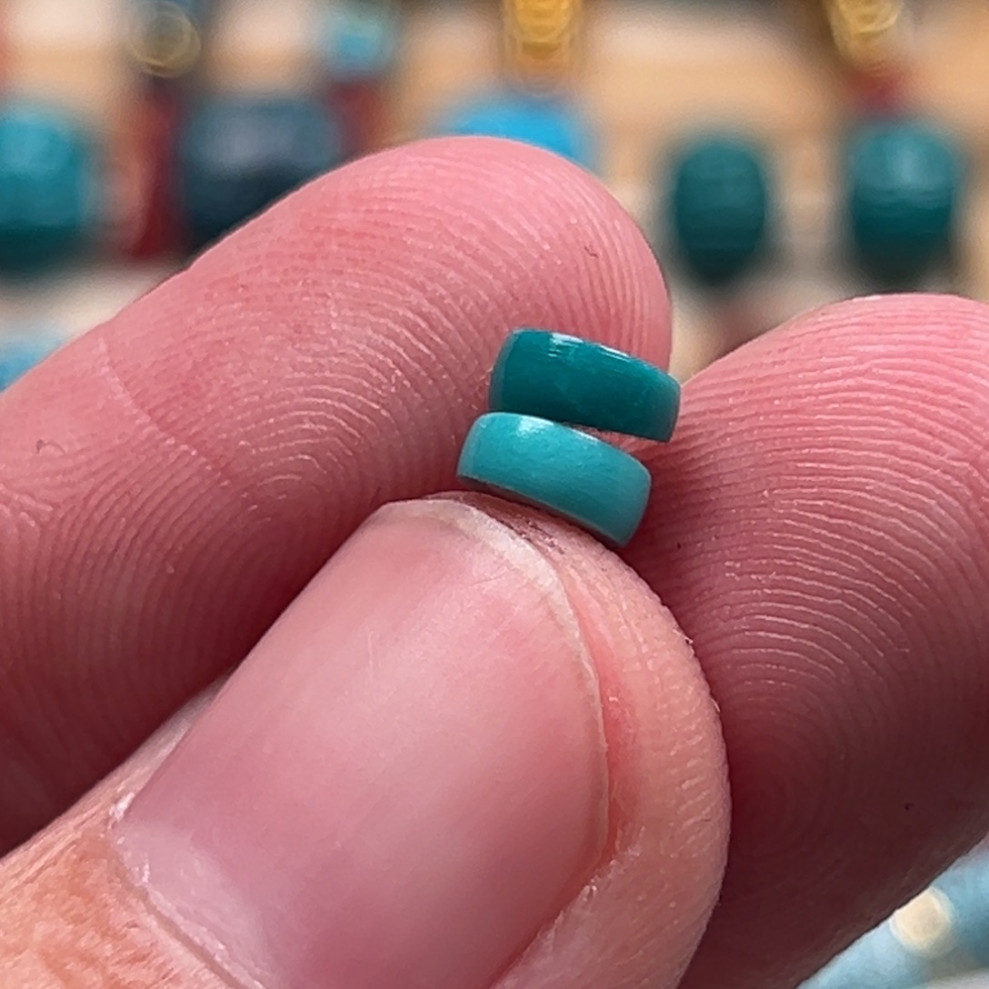 绿松石未镶嵌珠子