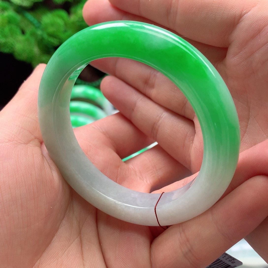未镶嵌手镯翡翠缅甸55.4圈口