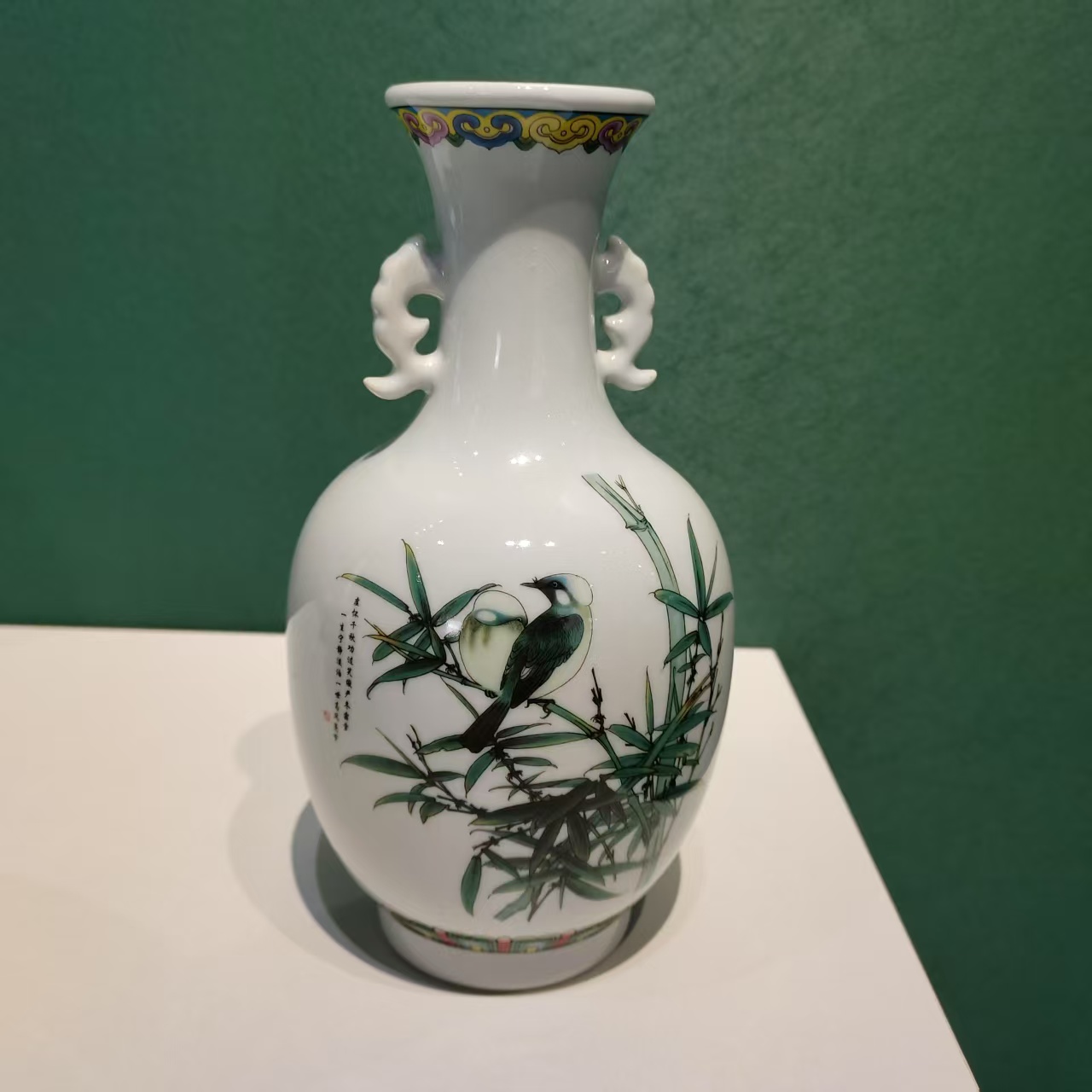 TZ-00394/竹报平安赏瓶