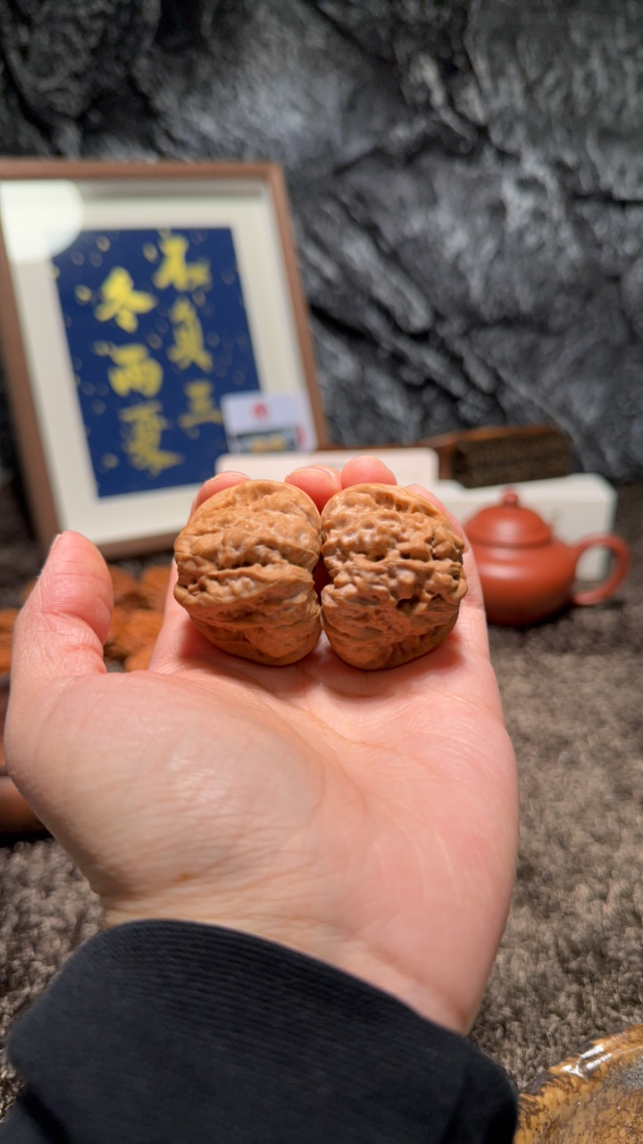 文玩核桃 昌平蛤蟆头6709号41尺寸