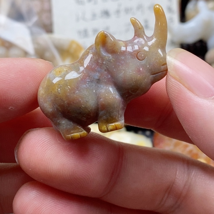 硅化珊瑚（珊瑚玉）颈饰未镶嵌