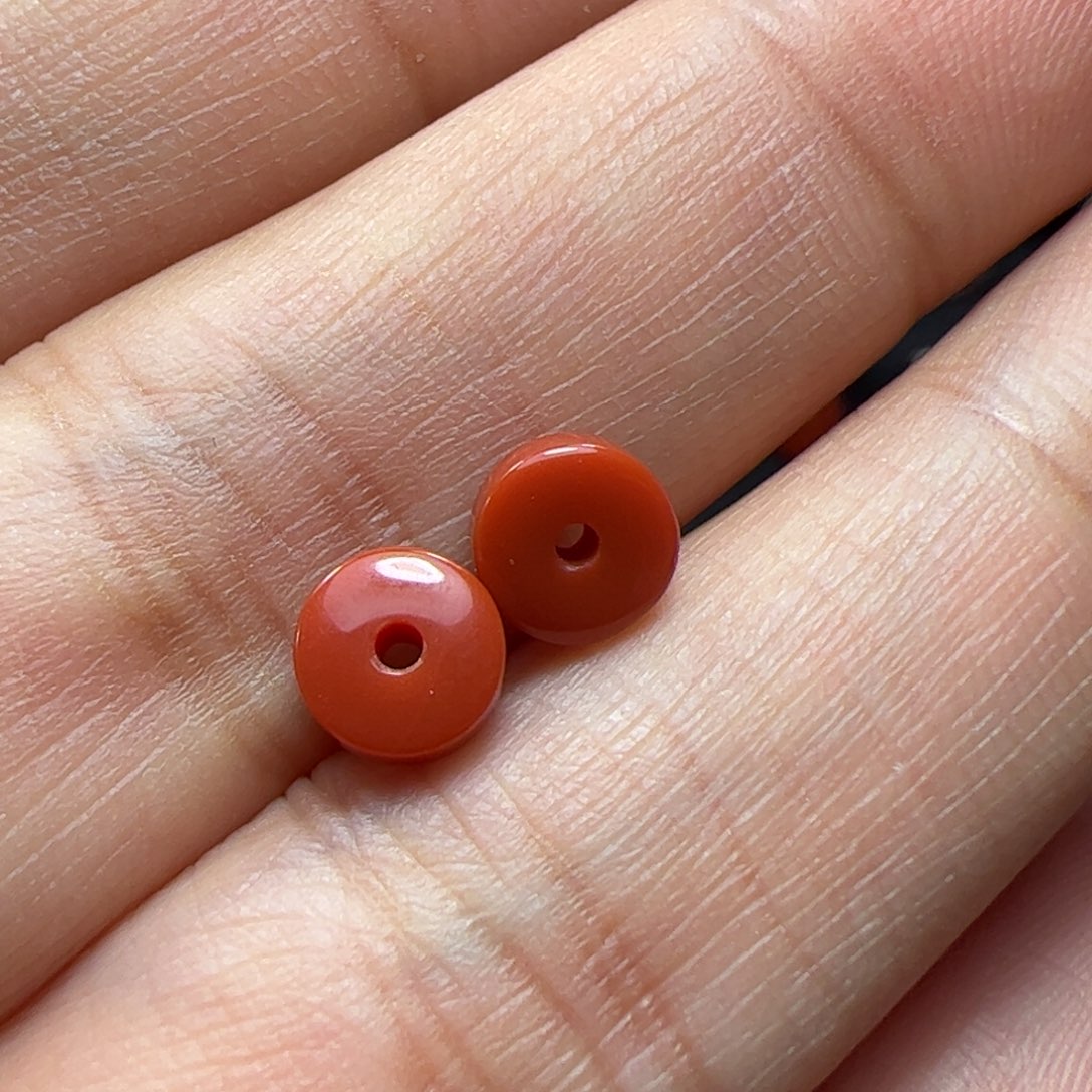 南红玛瑙隔片未镶嵌