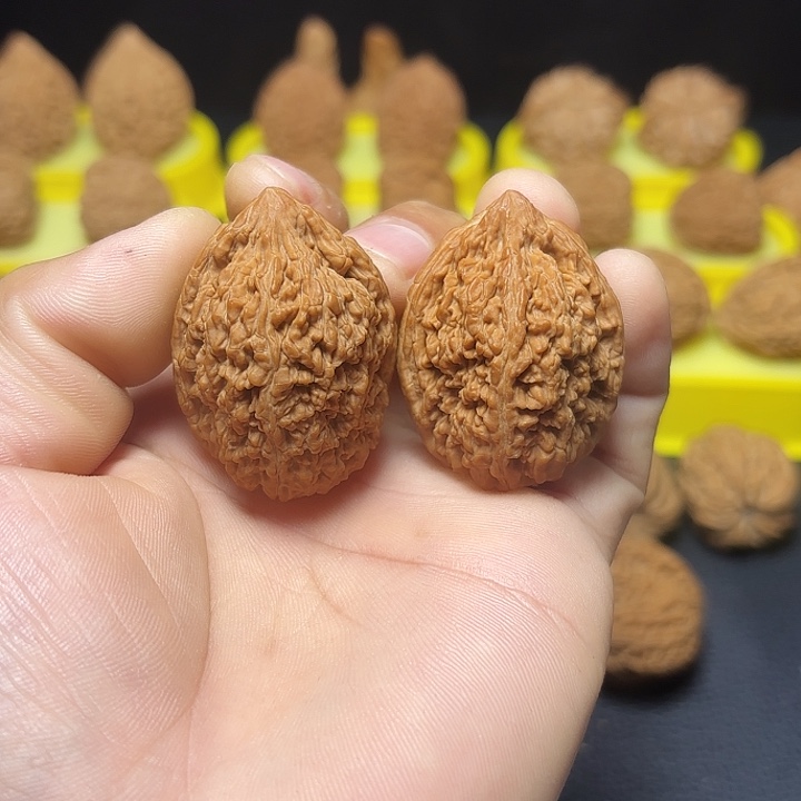 把件文玩核桃大蒜头34尺1