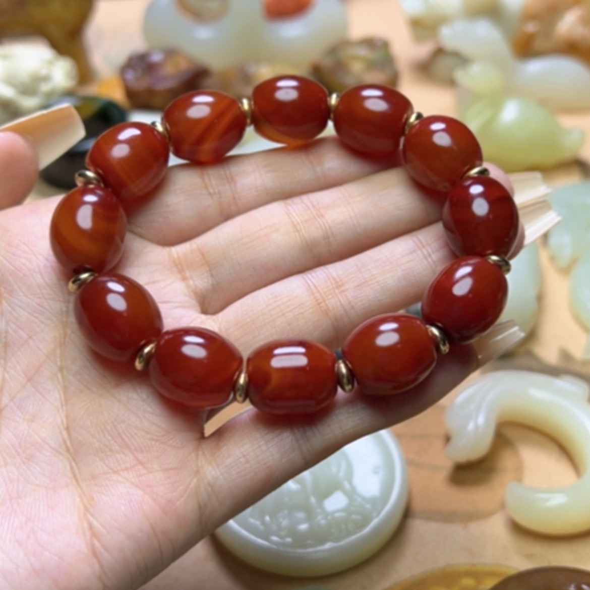 【闪购商品】玛瑙/玉髓颈饰未镶嵌
