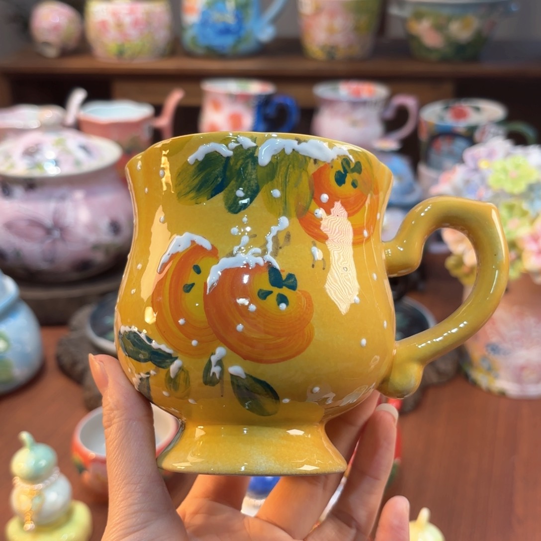 景德镇手绘高温釉下彩陶瓷茶具