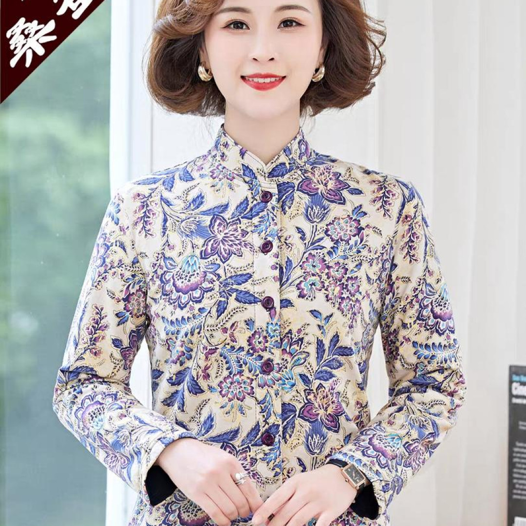 【非遗古法】【100桑蚕丝】爆款面料桑蚕丝高领女式棉衣纯手工6124