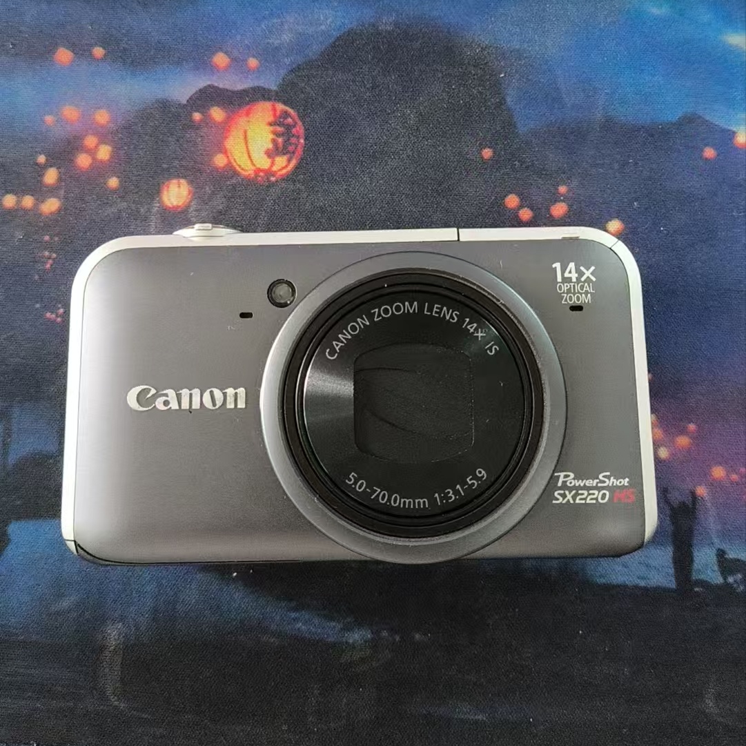 95新 Canon/佳能 SX220 蓝色1400万像素14倍变焦