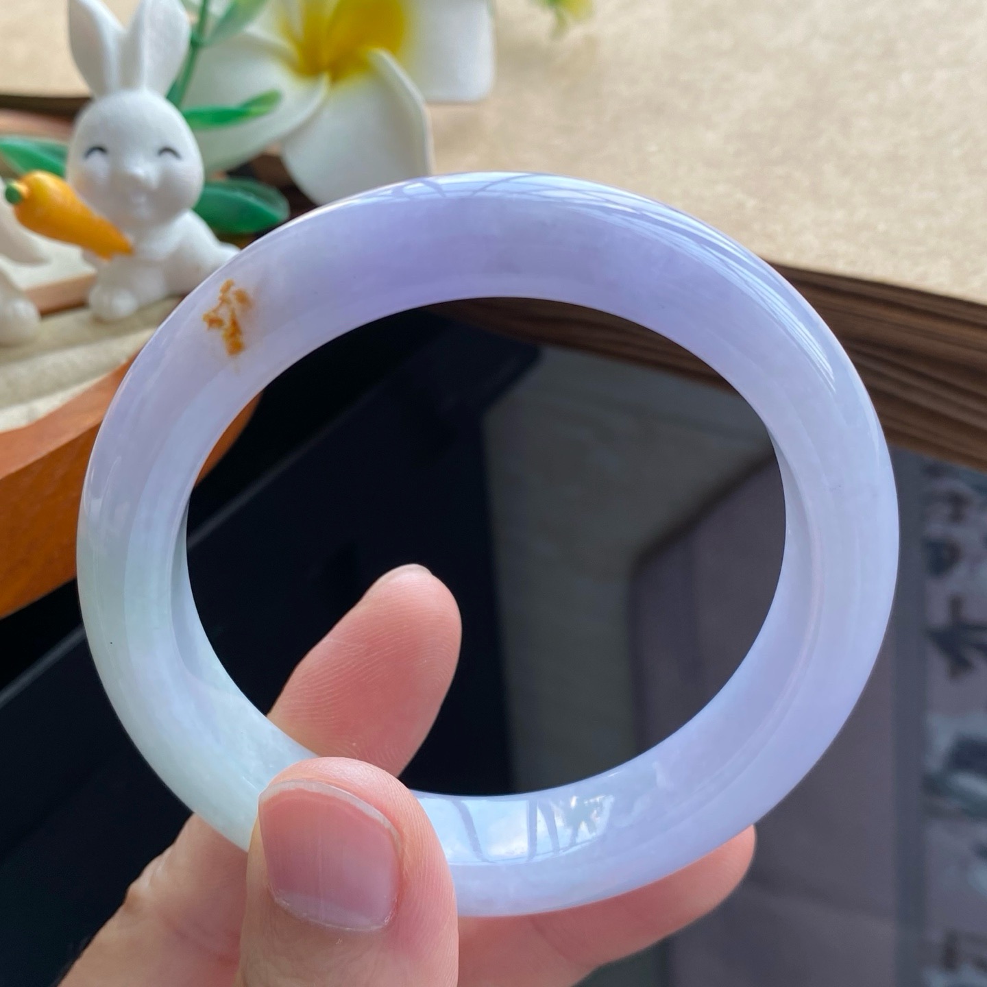 02.19批836号55.9-12.3-8.8！三彩镯！色彩丰富有层次！天然翡翠