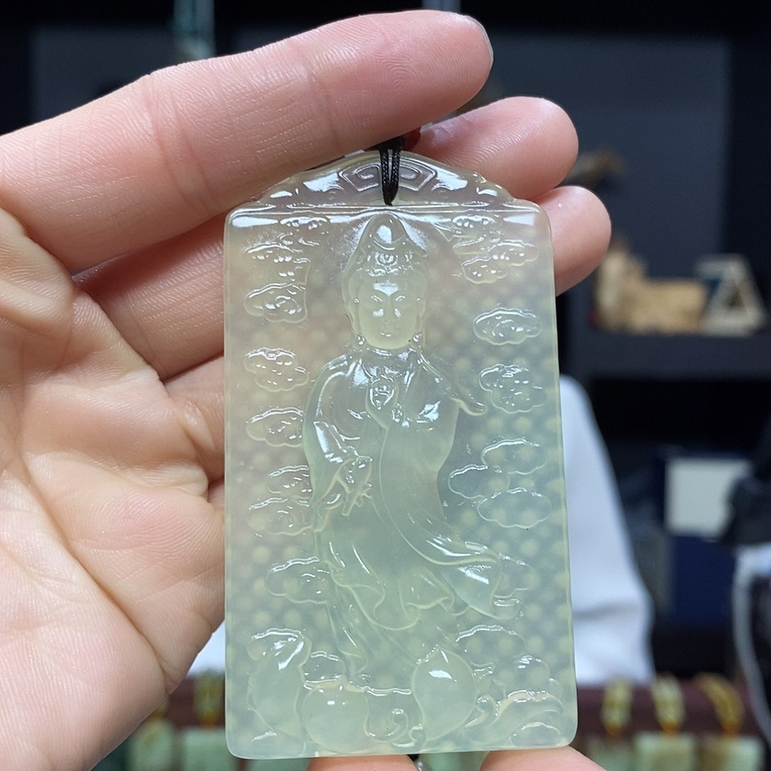 岫玉挂件吊坠未镶嵌