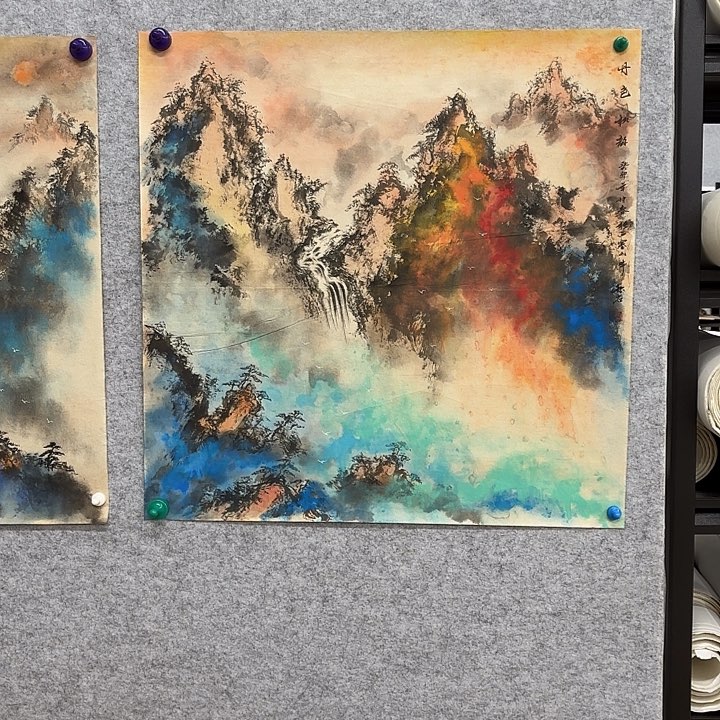 国画雨**露花鸟的翅膀和翅膀是