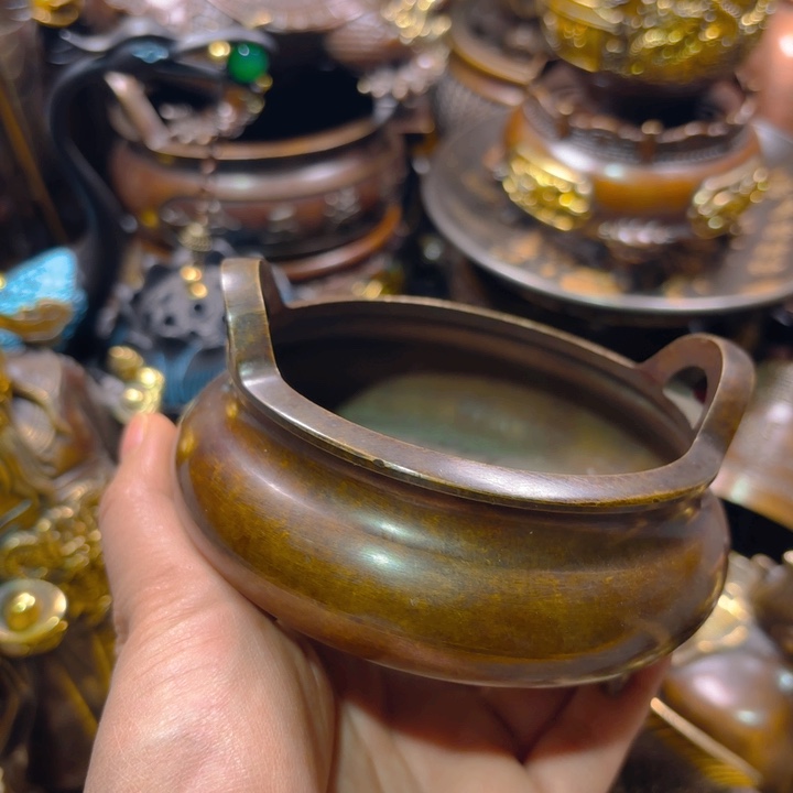 铜器摆件收收藏藏