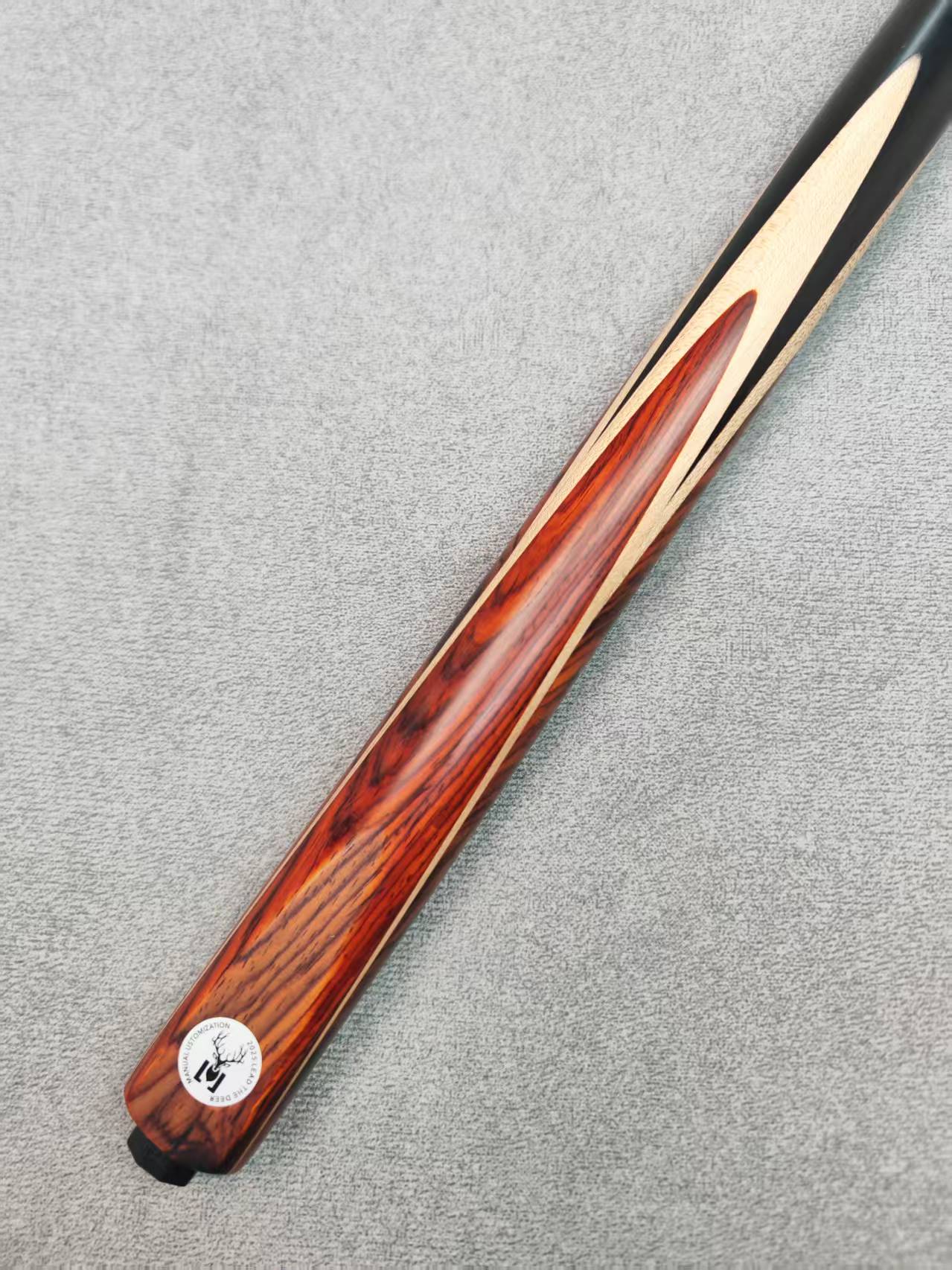 领鹿手工杆一体台球杆适用于中式黑八