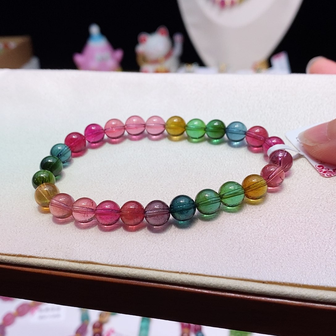 碧玺碧玺手链未镶嵌