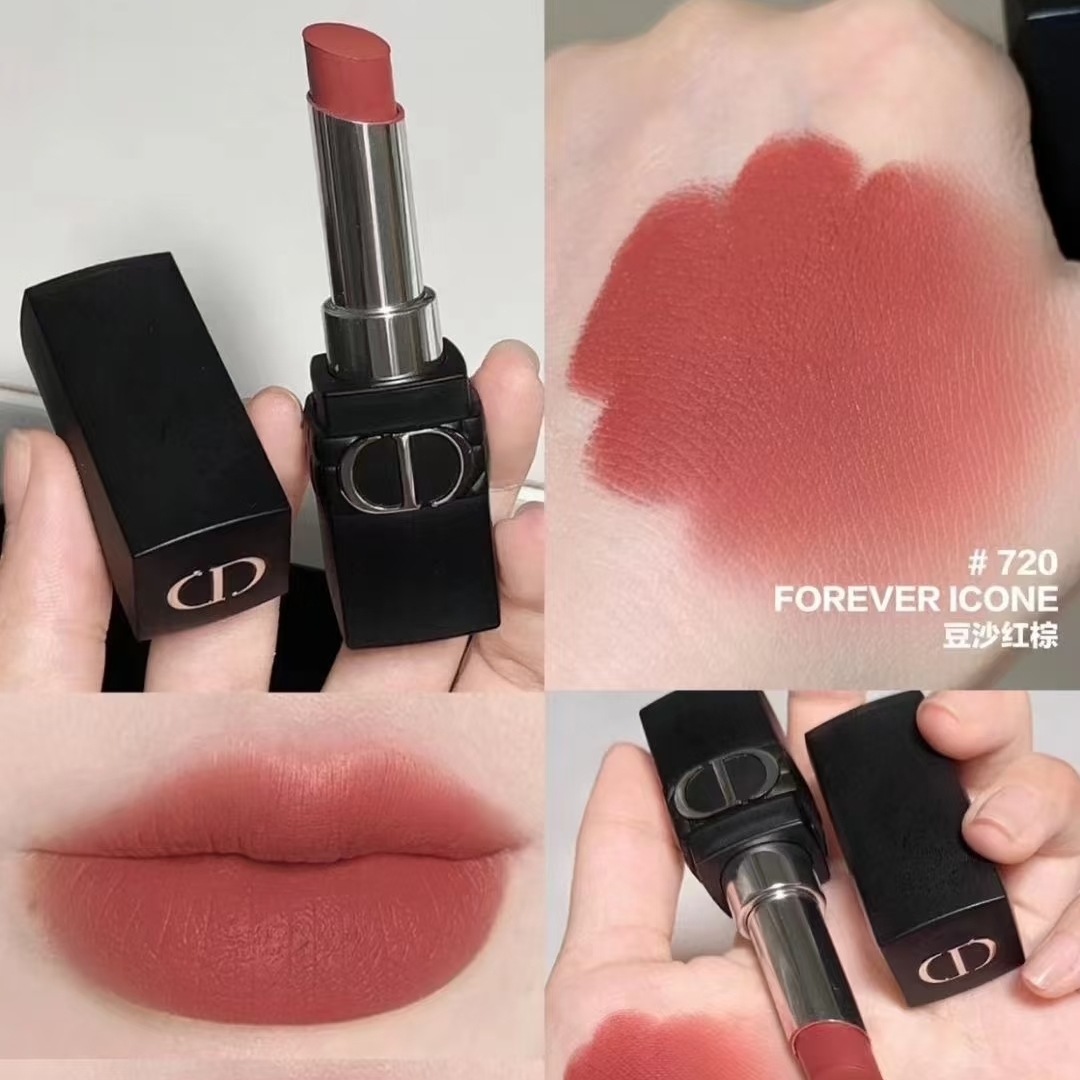 DIOR/迪奥【桐桐】克丽丝汀迪奥烈艳蓝金锁色唇膏 720-3.2g