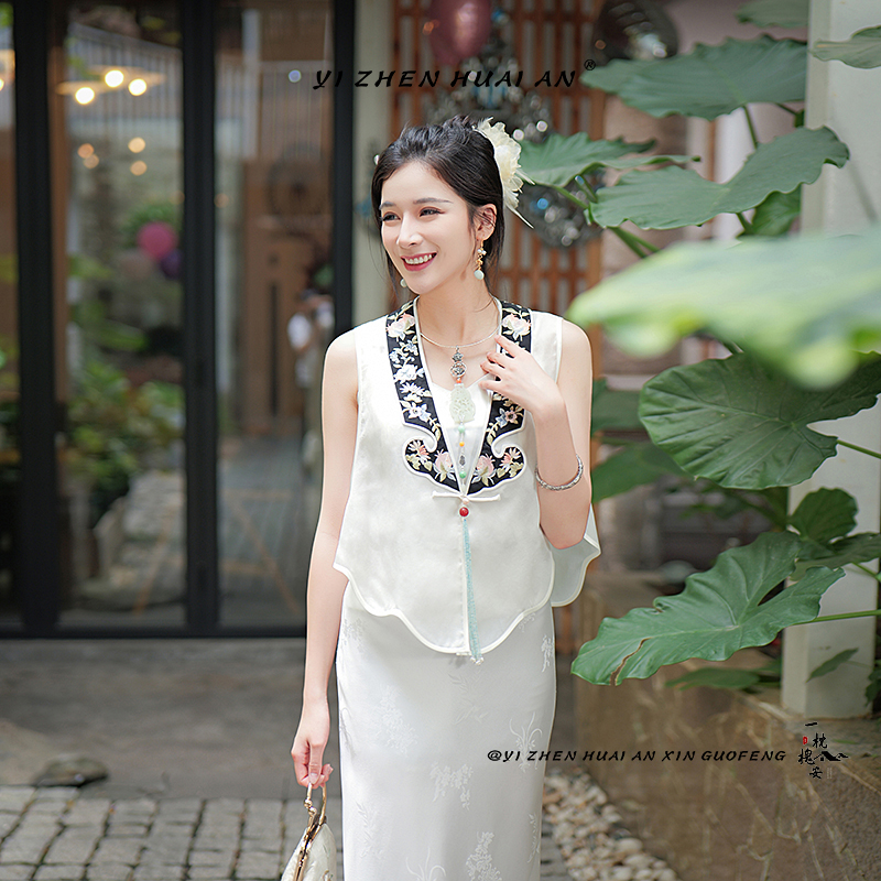 一枕槐安·【桃桃乌龙】新中式新款圆领上衣小外套夏季中国风