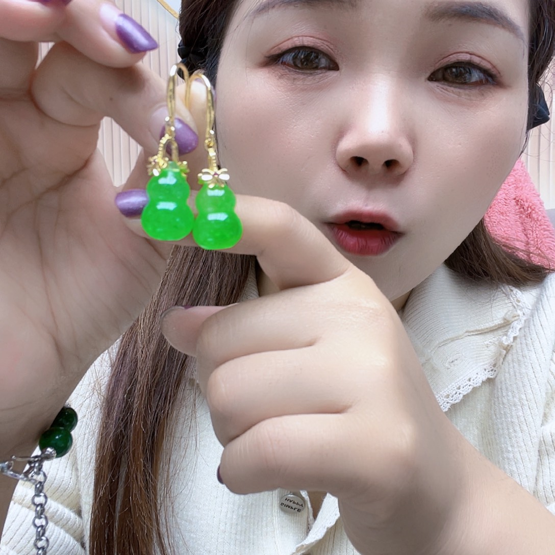 玛瑙/玉髓合金颈饰耳坠