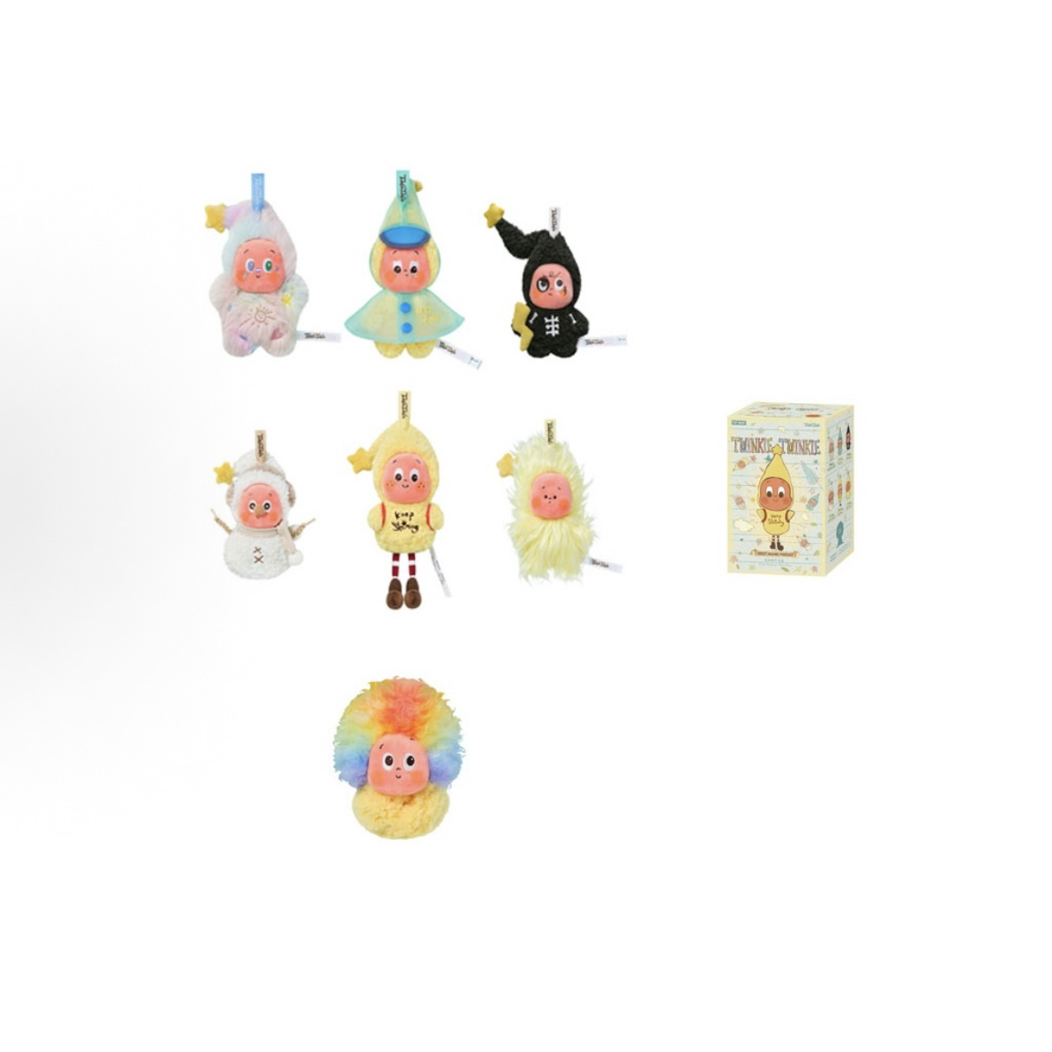 好梦气象局星星人系列毛绒挂件盲盒三代