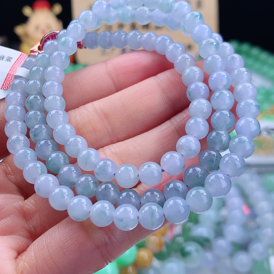 翡翠手链未镶嵌卡6