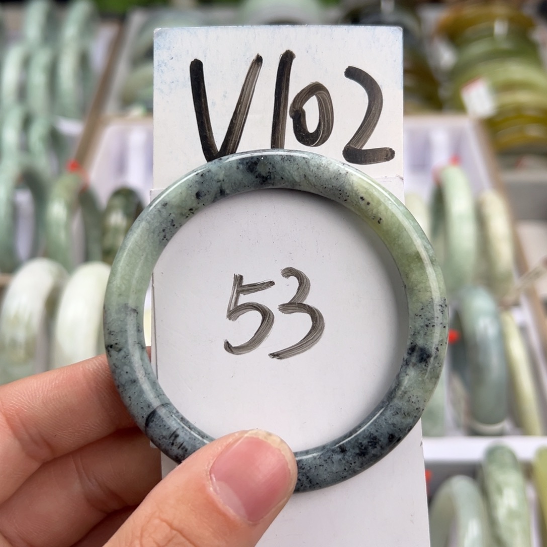 岫玉手镯未镶嵌天然岫玉微瑕