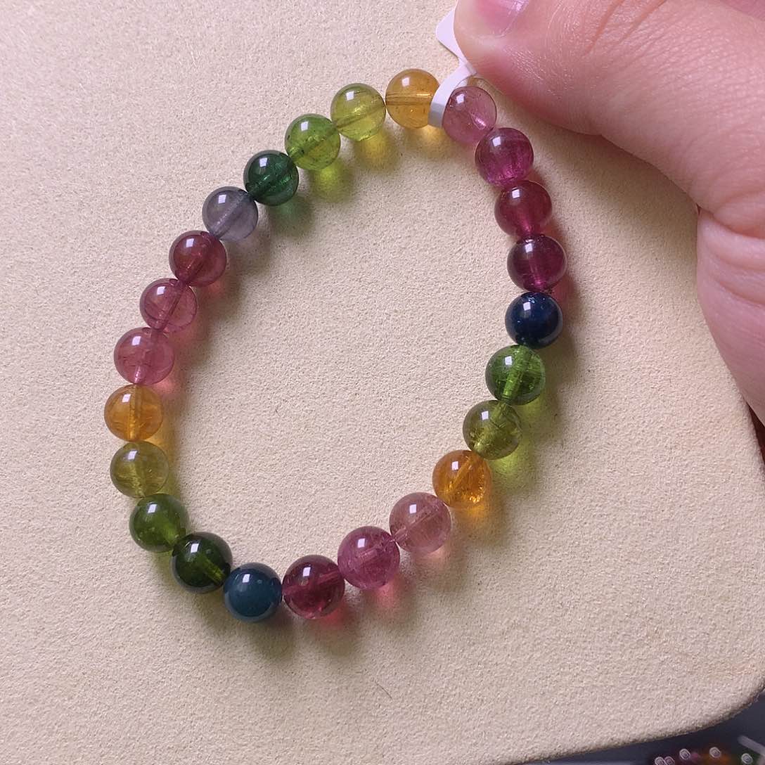 碧玺手串未镶嵌碧玺