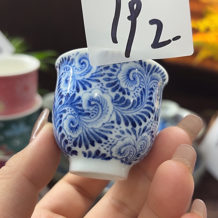 杯子影青·器度景德镇手工手绘茶杯192
