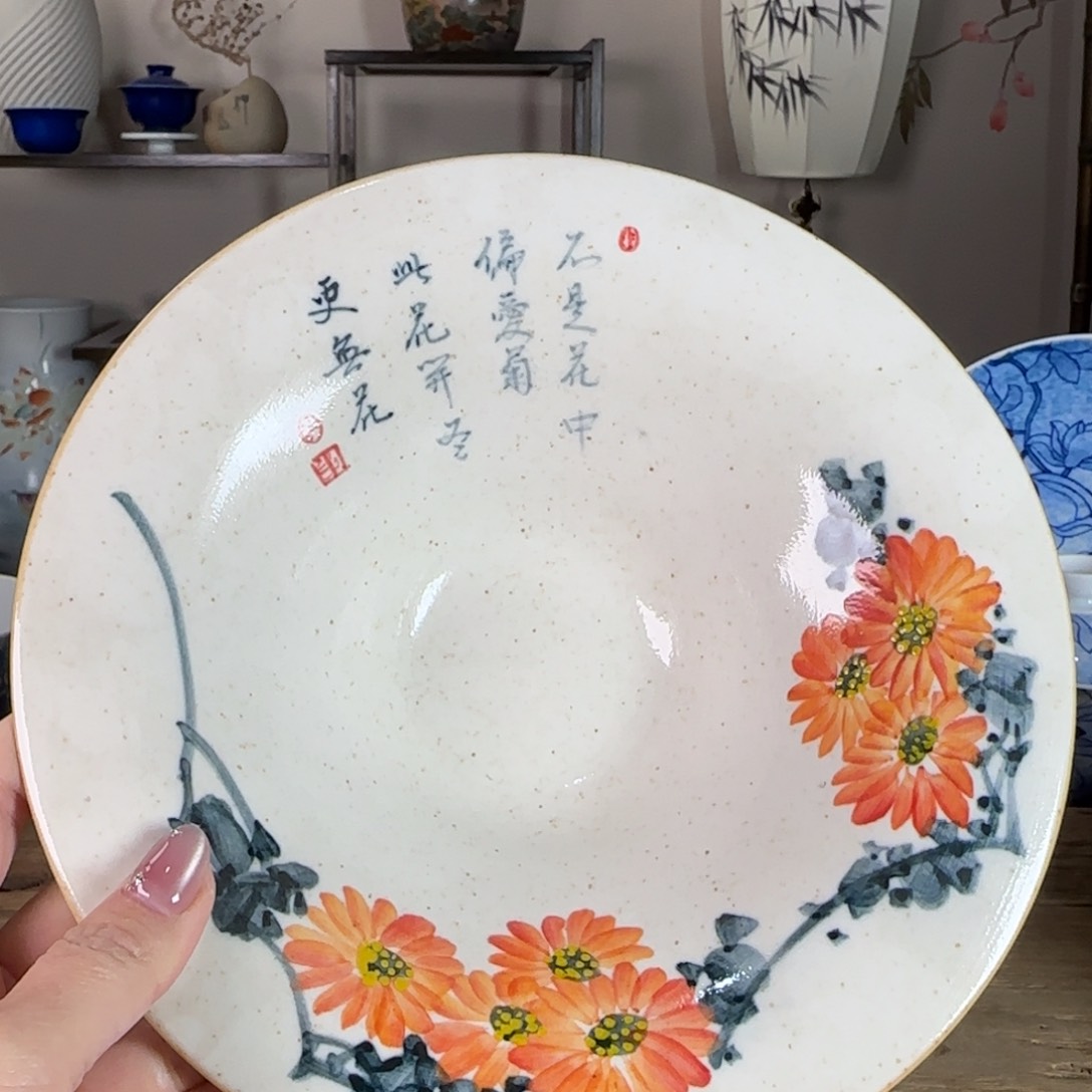 杯景德镇陶瓷柴烧多人