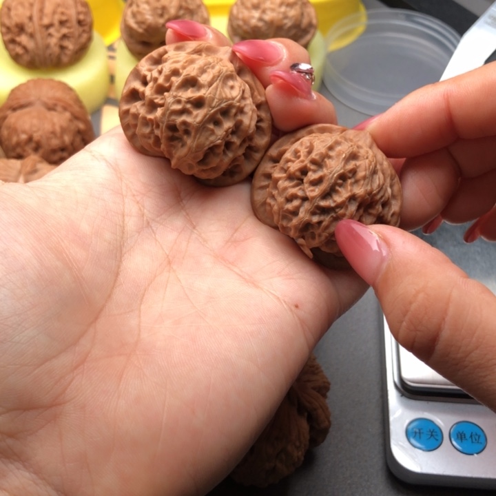 把件文玩核桃39桃心宫灯