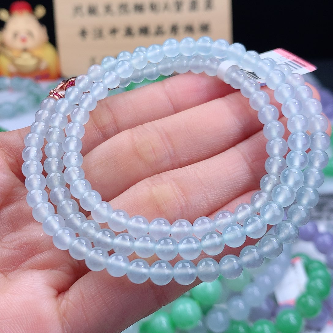 翡翠手链未镶嵌卡5