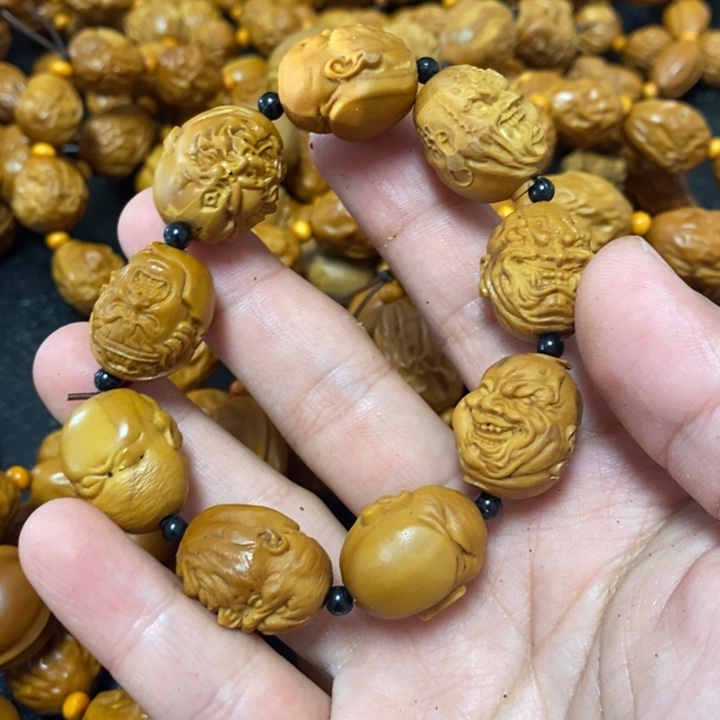 龙***头手串/手链橄榄核橄榄微瑕2.3恶僧