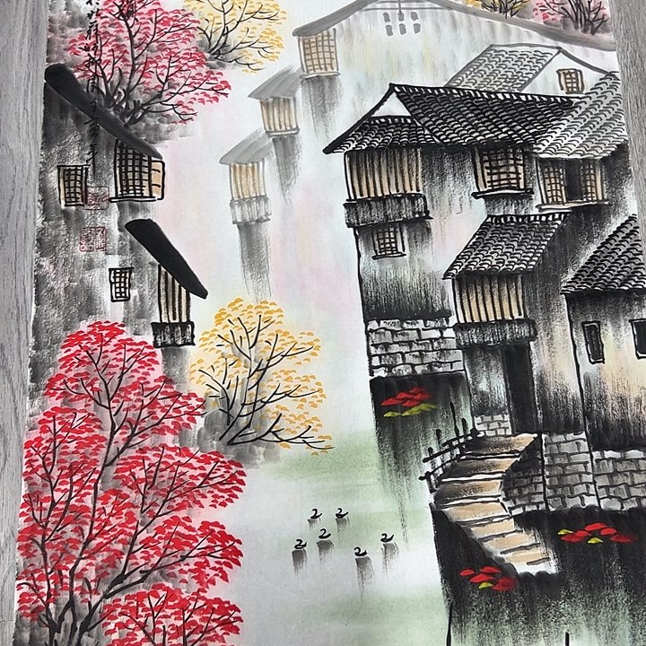 国画手绘国画作品欣赏