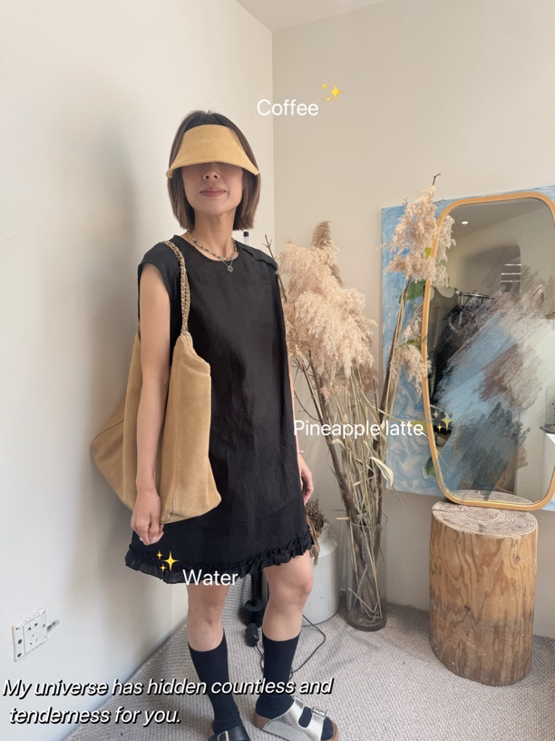 夏季女士时尚气质圆领无袖棉麻连衣裙宽松百搭中长款