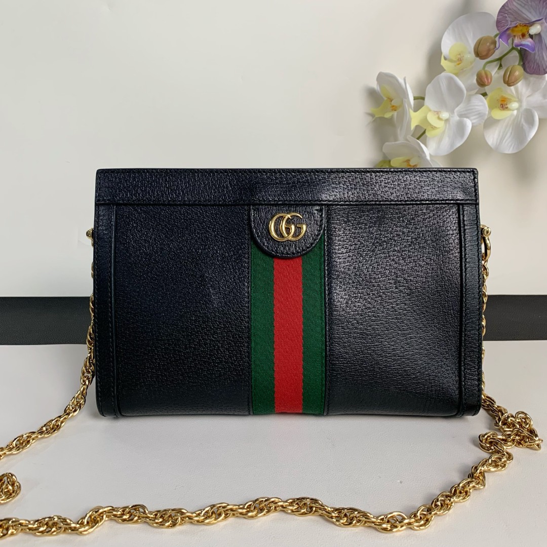 95新 GUCCI/古驰 【闲置】gucci ophidia 夹子包
