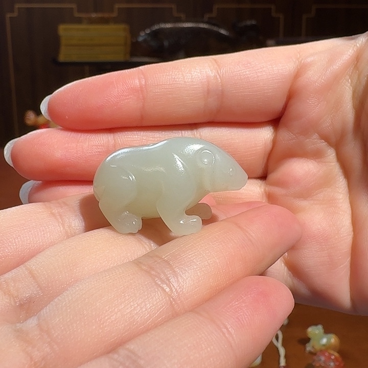 乂***乂未镶嵌和田玉挂件