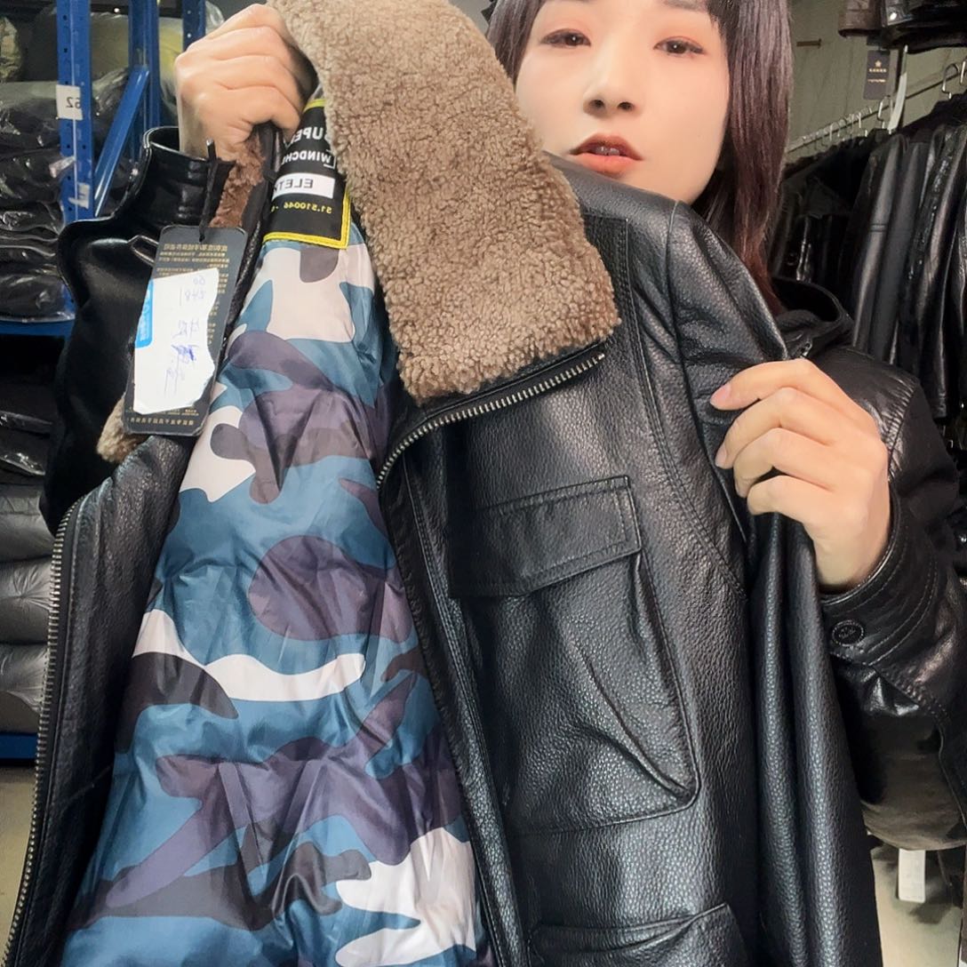 见****面19177牛皮羽绒56码