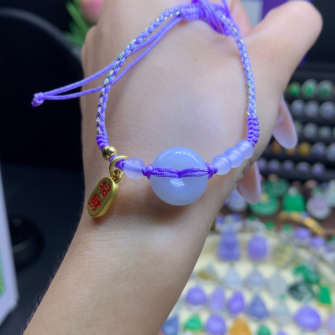 翡翠未镶嵌颈饰天然