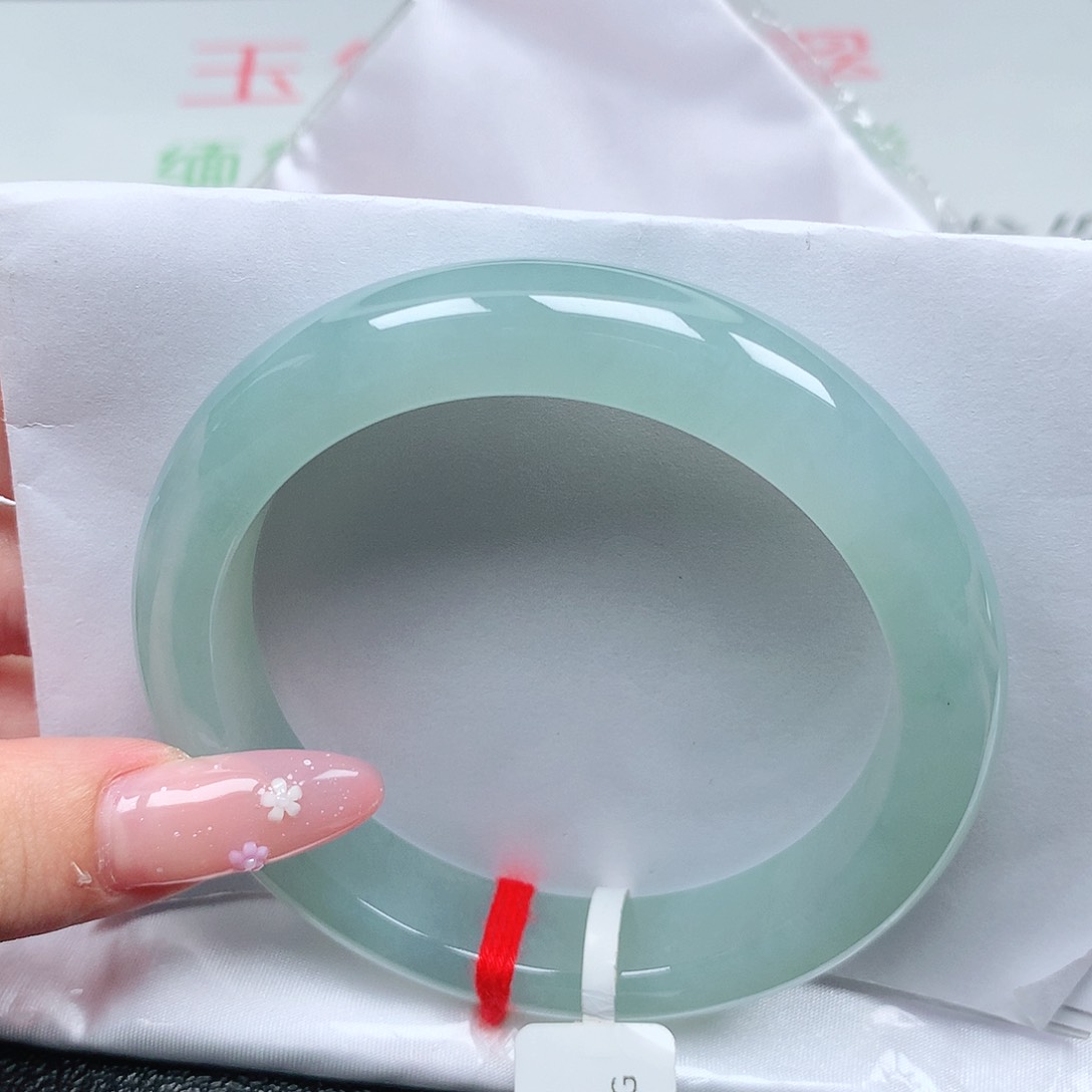 翡翠未镶嵌手镯过**758 58 58