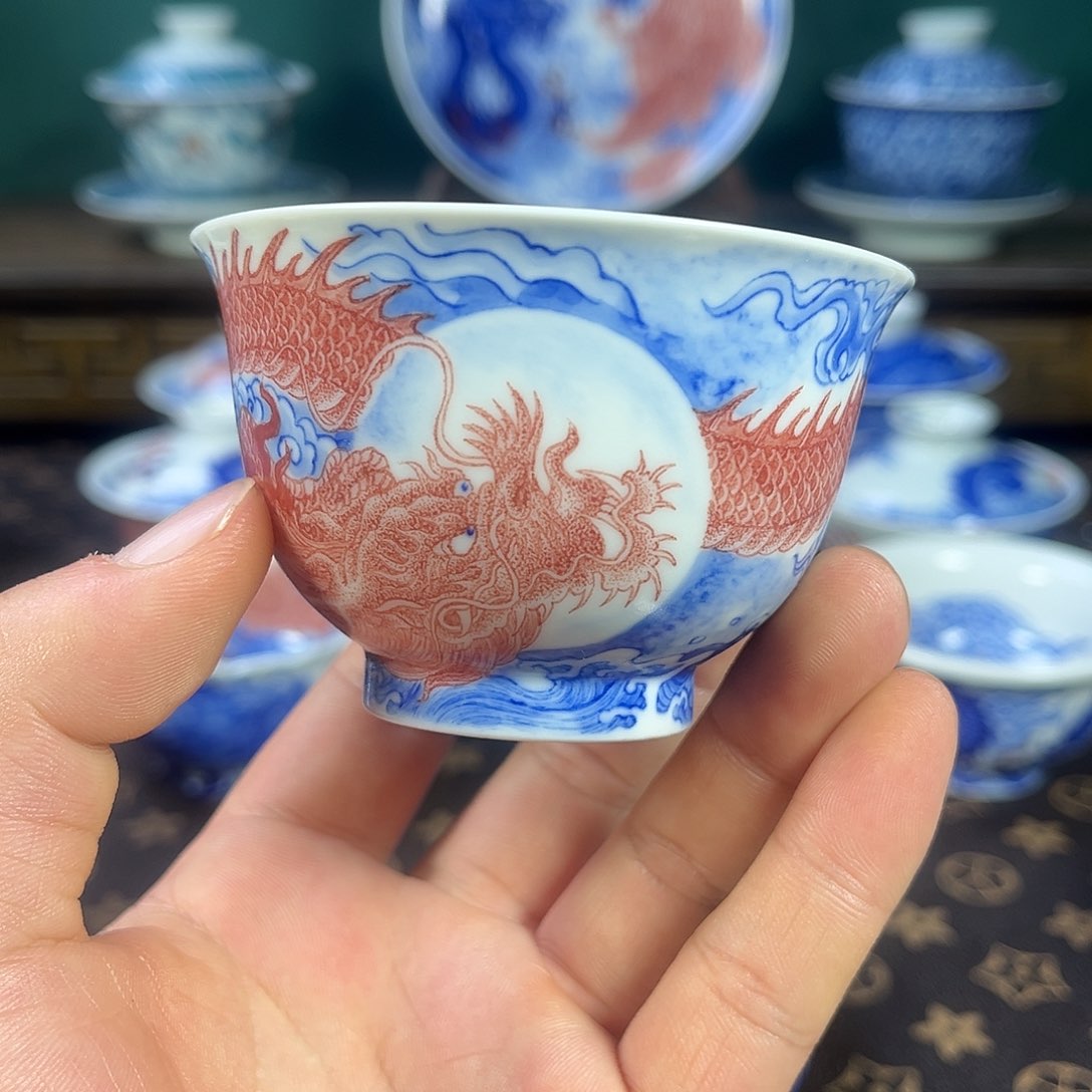 瓷片自成堂景德镇手工手绘