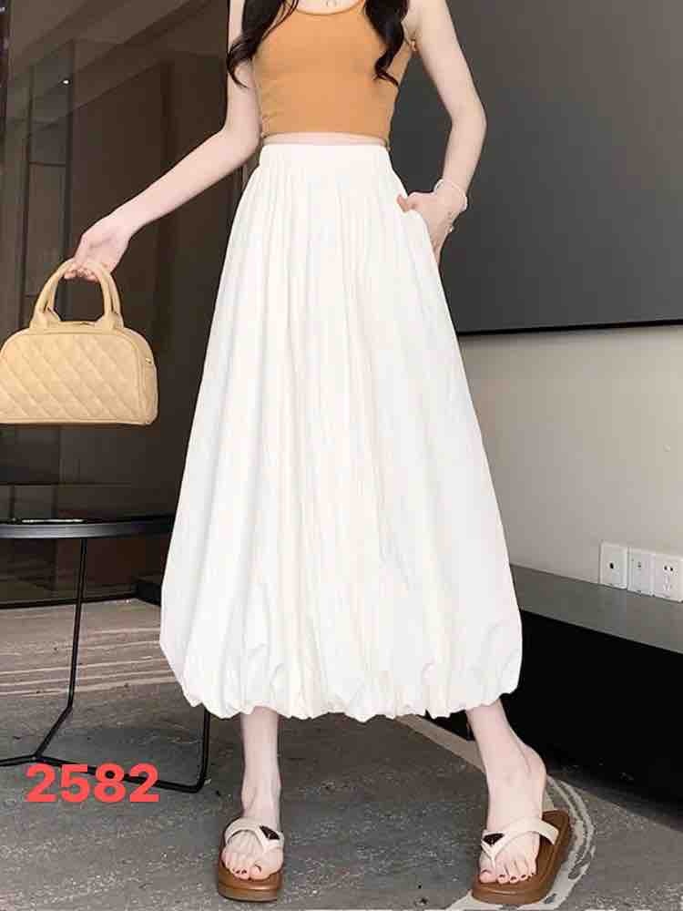 夏季加长款花苞2025新款半裙